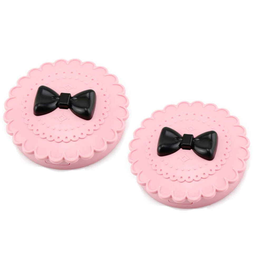 Lot de 2 ?tuis ? cosm?tiques avec miroir, ?tui ? cils, bo?te de rangement de maquillage, voyage