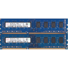 2x4 GB (8 GB totali) HYNIX HMT451U6AFR8C-PB 4 GB PC3-12800U Memoria desktop