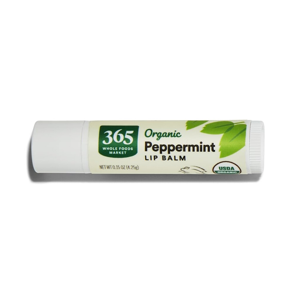 365 By Wfm  Lip Balm Peppermint Organic  015 Ounce