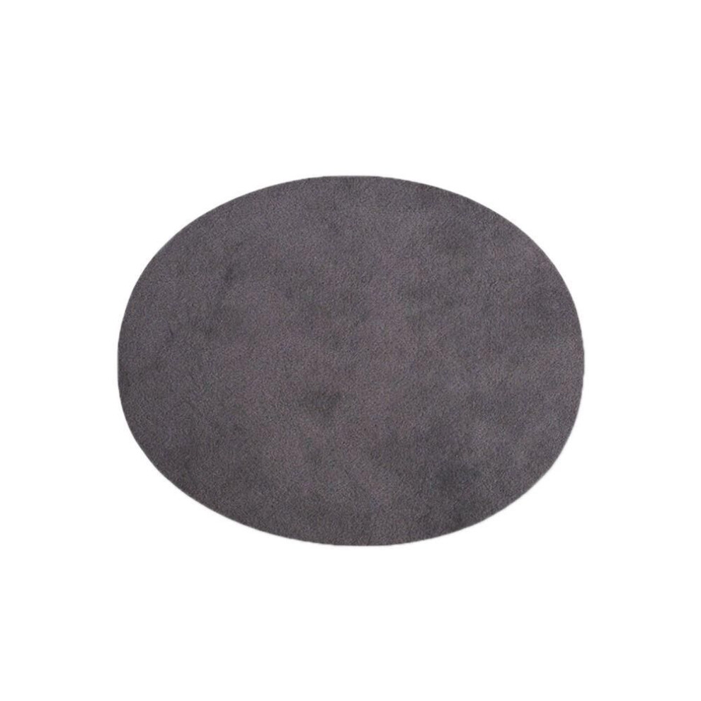 (grey) Iron-on Elbow Patches Suede Appliques Cloth Diy Repair Badges  Sweatshirt