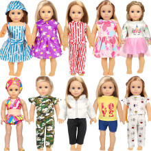 Acess   rios para roupas de boneca de 18 polegadas para roupas de boneca (10 conjuntos)