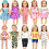Acess   rios para roupas de boneca de 18 polegadas para roupas de boneca (10 conjuntos) 1