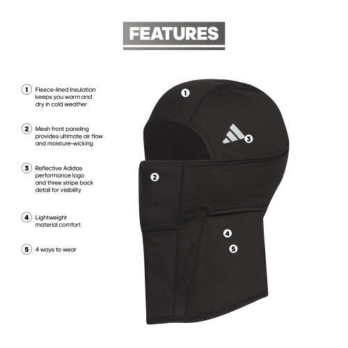 Adidas adidas Alphaskin Balaclava ?a???/?s?  ? ??a??ast??? F23 ??a   ??e??? 2