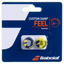 BABOLAT Unisex's Custom Damp X2 Vibration Dampener, Black/Yellow, One Size