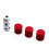 Bilywey Left Right Center Dice Game Set med 3 trningar + 36 rda marker (rd) 5