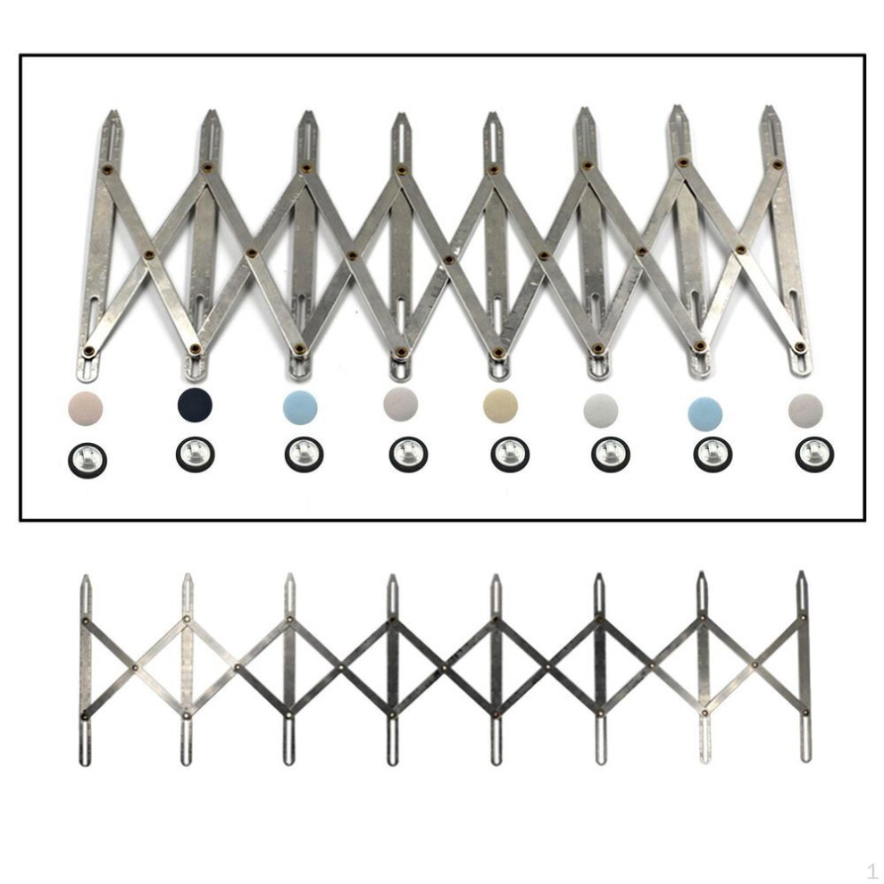 Uniform Scale Expanding Quilting Sewing Gauge for Drapery Grommet Curtain