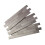 Aspect Peel and Stick Πλακάκι 12.5in x 4in Ανοξείδωτο Μεταλλικό για Κουζίνα και Μπάνια (3-Pack) 1
