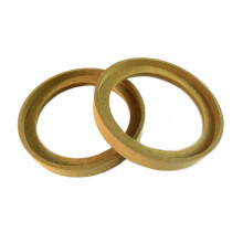 Audiopipe 1 Paar 8"""" RING-8BZ Universal-MDF-Lautsprecherringe mit Aussparung, Blendenmontage, Abstandshalter, versenkt