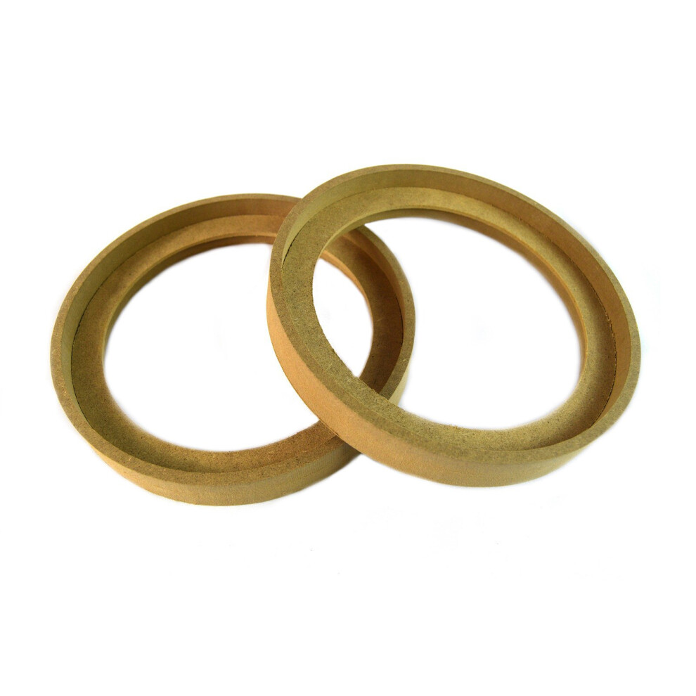 Audiopipe 1 Pair 8"" Ring-8Bz Universal Mdf Speaker Rings With Recess Bezel Mounting Spacer Recessed 634563412064