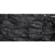 Awert 36x18 inches Stone Aquarium Baggrund Black Rock Fish Tank Baggrund Rocky Terrarium Baggrund Vinyl