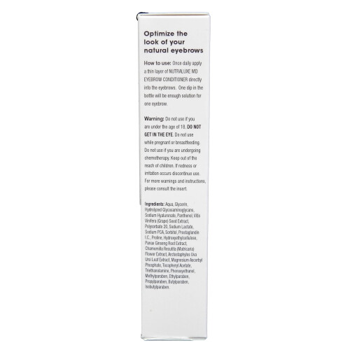 Balsam pentru sprancene NutraLuxe MD 1