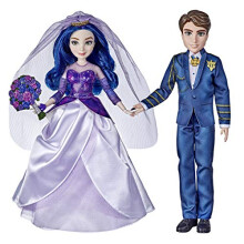 Mu?ecos Mal y Ben de Disney Descendants, inspirados en Disney The Royal Wed