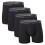 BAMBOO cOOL Ανδρικά Boxer Briefs Μάυρα Μπλούζες Μπαμπού (4 Πακέτο) (XXL) 1