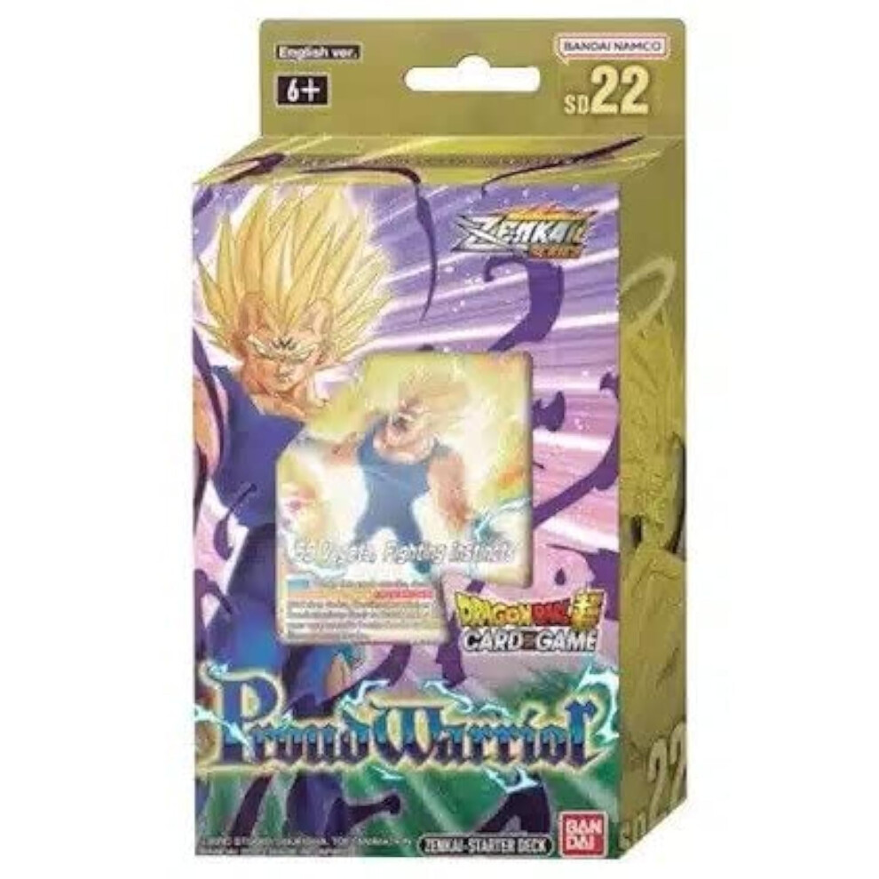 Bandai Namco Entertainment Dragon Ball Super Tcg: Zenkai Series 03: Proud Warrior Starter Deck [Sd22]