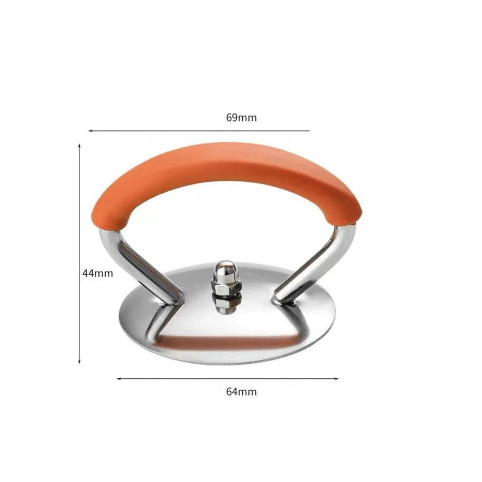 (orange, 64mm) Universal Pot Handle Anti-scalding Pot Pan Lid Hand Grip Durable Lid Knobs Cap  Kitchen Accessories