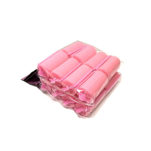 Role de par roz cu spuma de spuma (16pc mare) 1