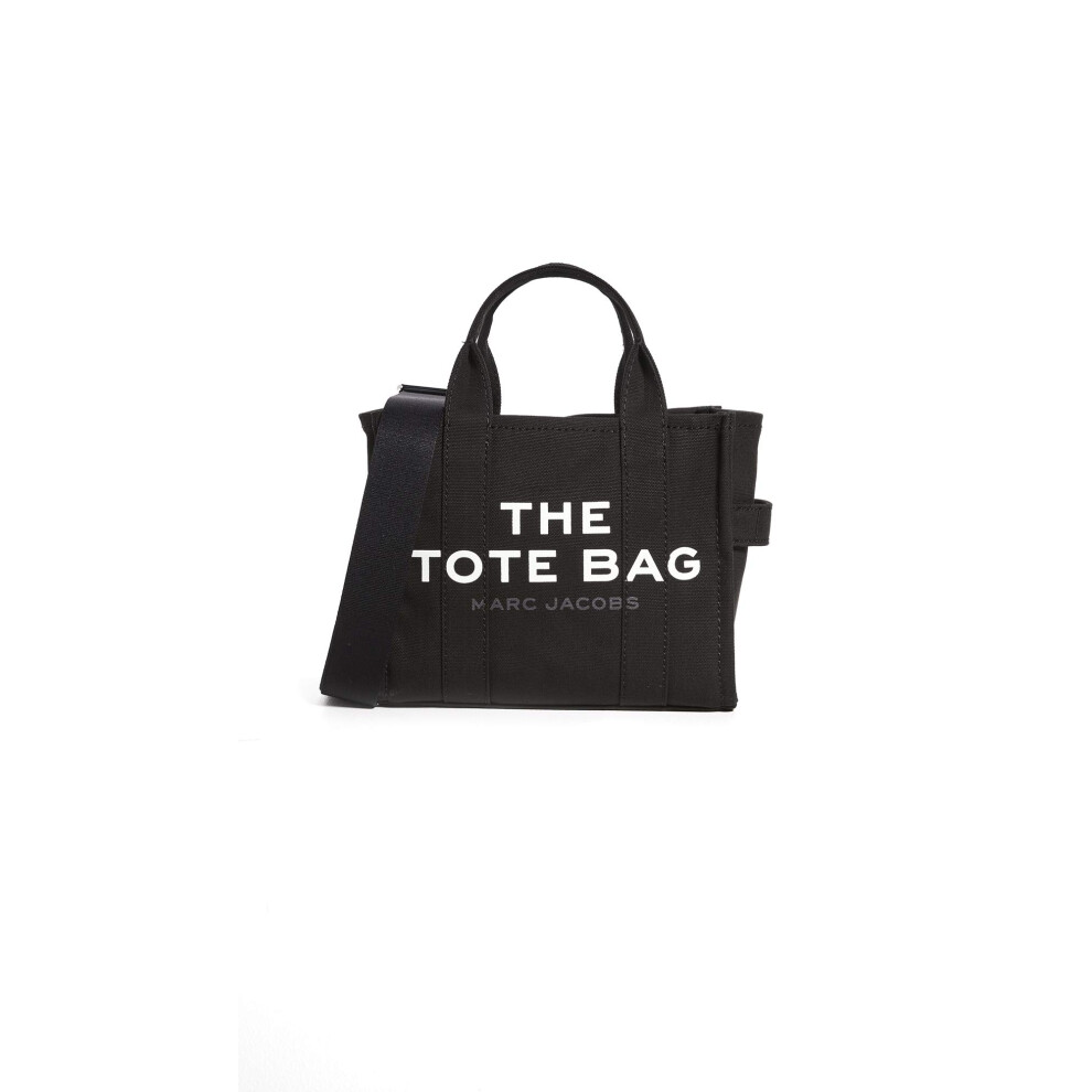 Marc Jacobs Womens Mini Traveler Tote Bag, Black, One Size
