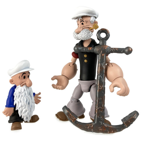 Hugo Boss Boss Fight Studio Poopdeck Pappy Popeye Classics Wave 2 Συλλεκτική Φιγούρα - Πολύ Αρθρωτό με Αξεσουάρ