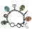 Harry Potter Βραχιόλι με 8 Γοητείες Harry Potter Deathly Hallows 4