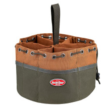 Bucket Boss Parachute Bag Small Parts Bag in Brown 25001