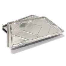 Bull Outdoor Products 24269 Grease Tray Liner, Silver, 12 Pack, for 38" Bull Grills