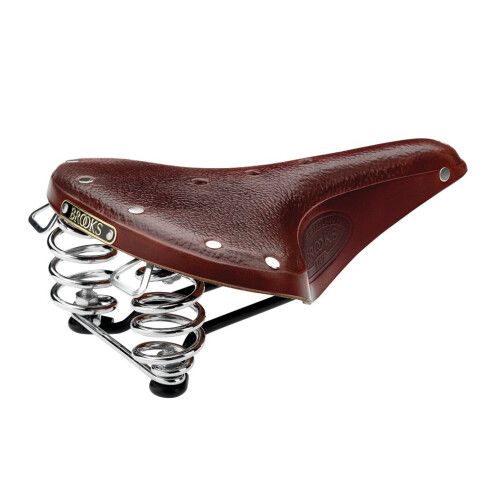 Brooks Saddles B67 Ποδηλατικό Σέλας (Ανδρικό, Χρωμίου Ελατήρια, Αντίκα Καφέ)