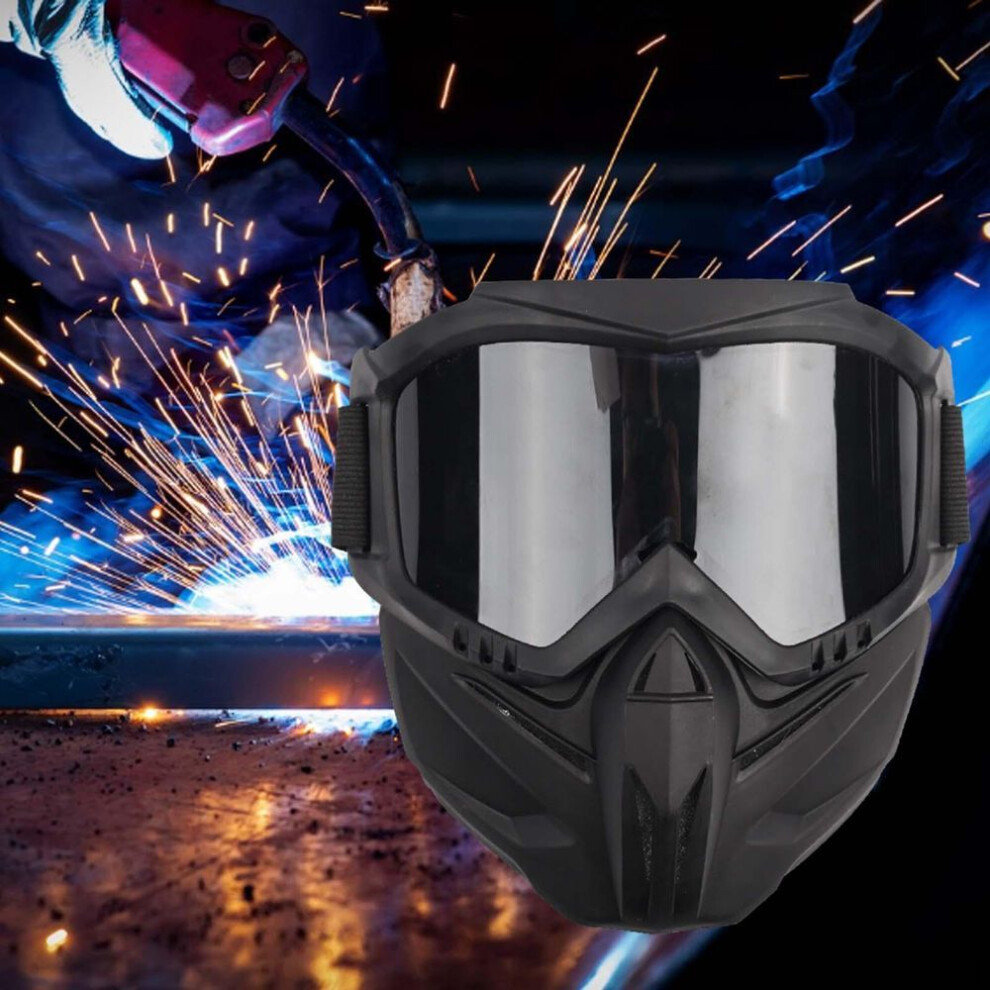 Welding Mask With Adjustable Band Anti Splash Face Protector Welder