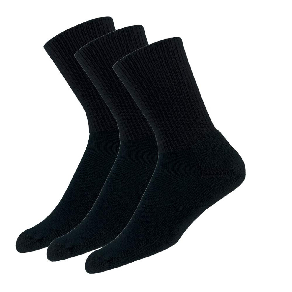 Chaussettes de tennis Thorlos TX Max Cushion, noires (3 paires), taille L