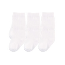 Calzini casual in cotone biologico per neonati Touched by Nature, bianchi, 0-6 mesi USA