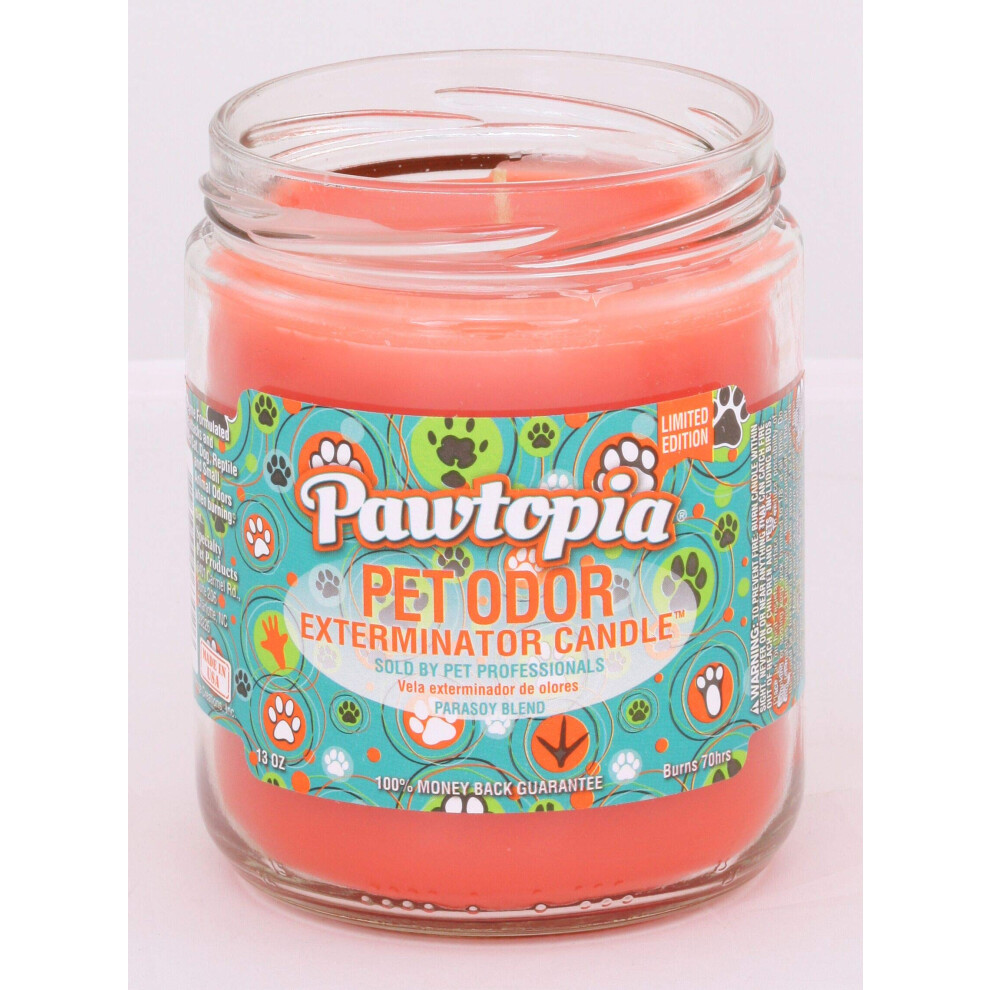 Pawtopia Pet Odor Exterminator 13 Ounce Jar candle