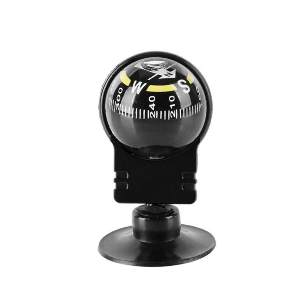 Car Ball Shape Compass Pointer Display 360 Degree Rotation Adjustable Suction Dual-use Guide Supply