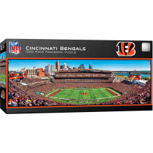 Masterpieces NFL Παζλ Σταδίου Cincinnati Bengals, 1000 Τεμάχια, Χρώματα Ομάδας (91434)