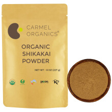 CARMEL ORGANICS Shikakai por 8 uncia vagy 227 gramm | Natural Hair Care Tisztt s kondicionl | Nincs hozzadott tartstszer | Akc concinna por