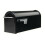 Architectural Mailboxes Franklin Post Mount Mailbox  Black with Silver 1