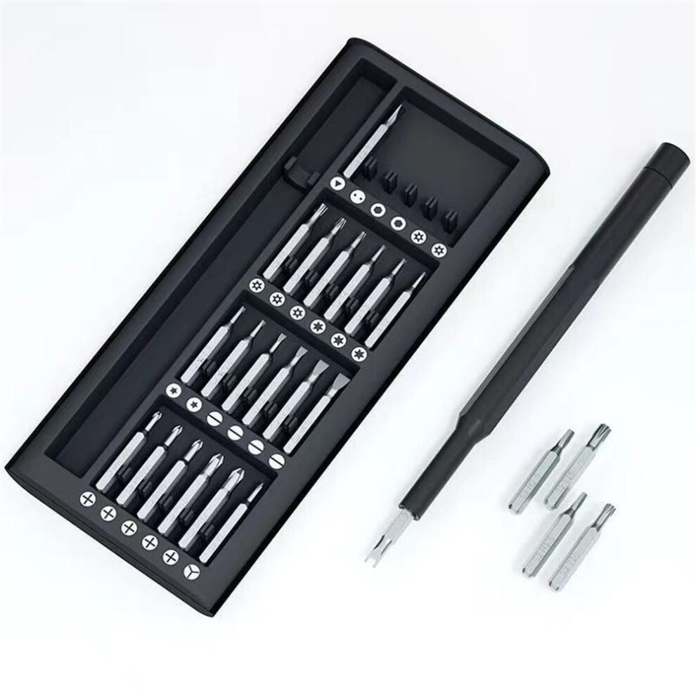 (as the picture) 25 Piece Multi-function Household Screwdriver Set Bits Precision Torx Phillips Mobile Phone Laptop Repair Screwdriver Kit Tool