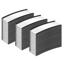 50 Stck C-Kanal-Magnetetikettenhalter mit Papiereinlagen und durchsichtigen Kunststoffschutz, Schilder- und Tickethalter fr Metalloberflchen, L