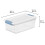 Sterilite 24-Pack Stackable Storage Bin with Lid  Clear Plastic Design  6 Quart 2