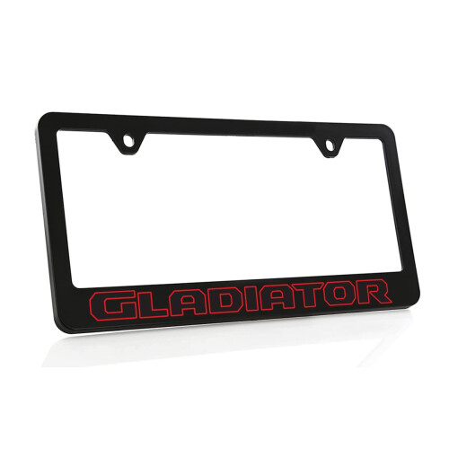 Jeep Gladiator UV Trykt plastisk nummerplade ramme 2