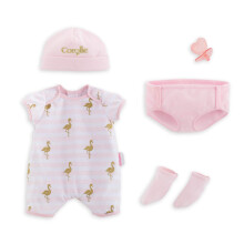Corolle - Strampler Set - 6-teiliges Kleidung und Zubehör Set für Mon Grand Poupon 14" Puppen