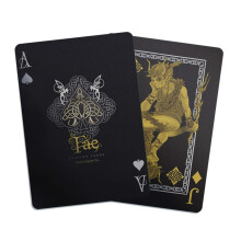 Creatures of The FAE Playing Cards af Gent Supply - Black Gold & Silver Edition