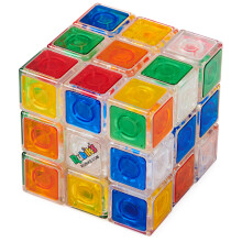 Rubik's Cube, Crystal, New Transparent 3x3 Cube Classic Color-Matching