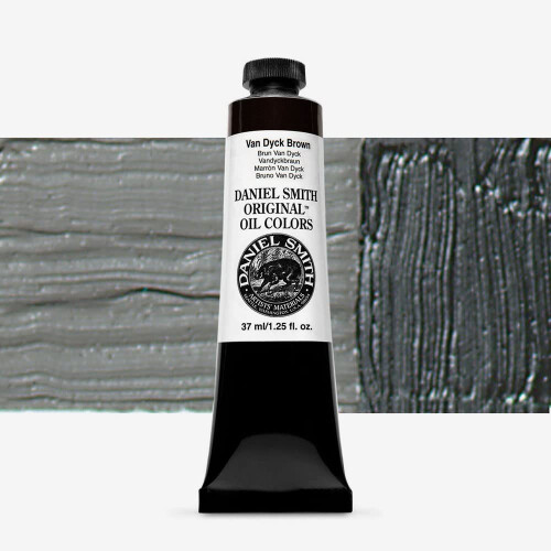 DANIEL SMITH Vernice a olio originale Tubo da 37 ml Marrone Van Dyck 284300085