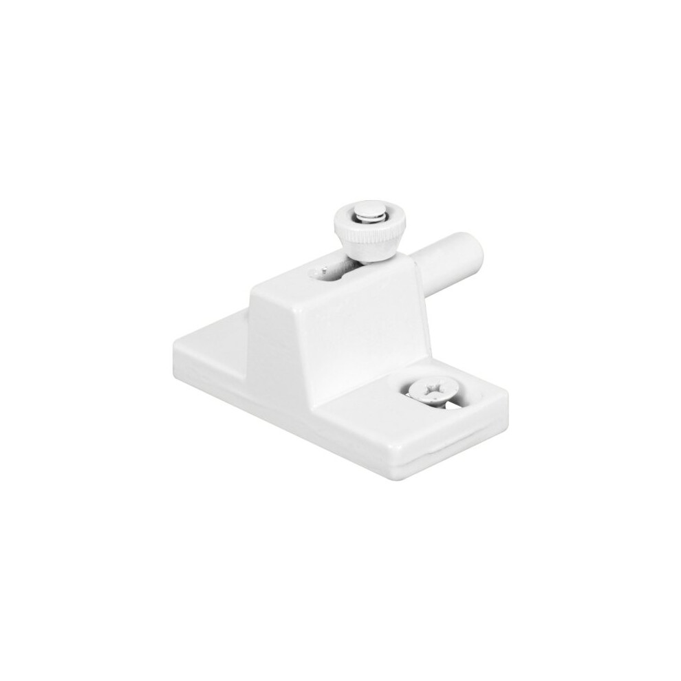Defender Security U 9867 Anti-Lift Sliding Door Bolt Lock, White Finish