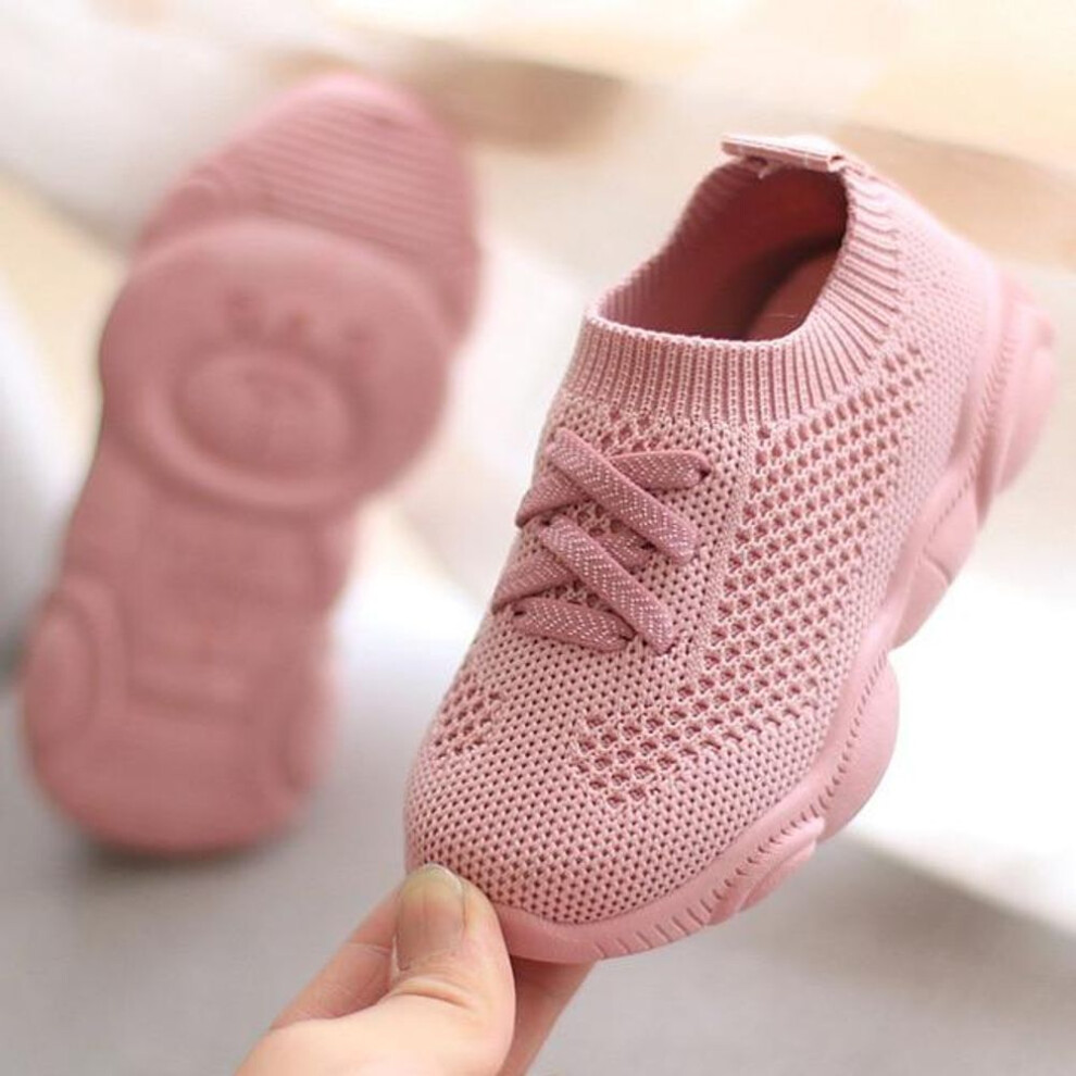 (pink, 26) Kids Shoes Antislip Soft Bottom Baby Sneaker Casual Flat Sneakers Shoes Children Size Girls Boys Sports Shoes
