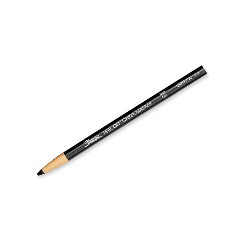 Sharpie Crayons gras SHARPIE Peel-Off China Marker, noir, bo?te de 12 1