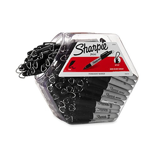 Sharpie Μίνι Μαρκαδόροι Sharpie Μόνιμοι, Λεπτή Μύτη, Μαύρο, 72-Πακέτο