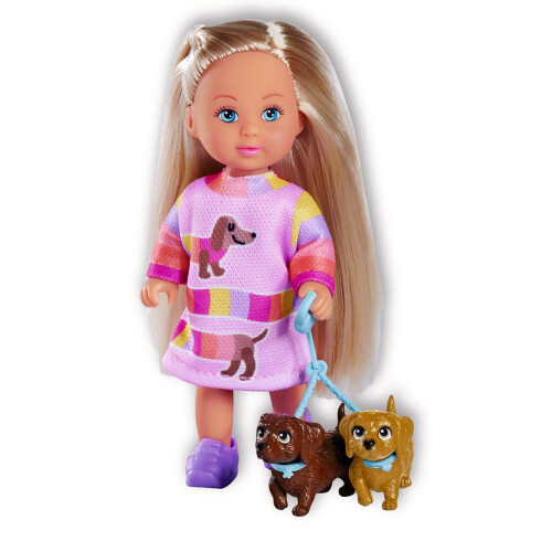 Simba Simba 105733688 Evi Love Dogs, Κούκλα με Δύο Γλυκούς Ντάτσχουντ, 12 εκ, Από 3 Ετών 2