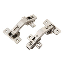 Silverline Lazy Susan 135Deg Hinge Face Frame Plate til Corner Connect Kitchen Cabinet Foldet d?rhardwareudskiftning 1 par