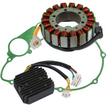 Caltric Stator & Gasket & Regulator Compatible With Honda Vt700C Vt-700C Shadow 700 1984 1985