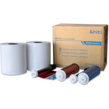 HiTi 4x6&quot; Media for Photo Printer P520 & P520L, 500 Sheets to a Roll, 2 Rolls in a Box, 152x102mm